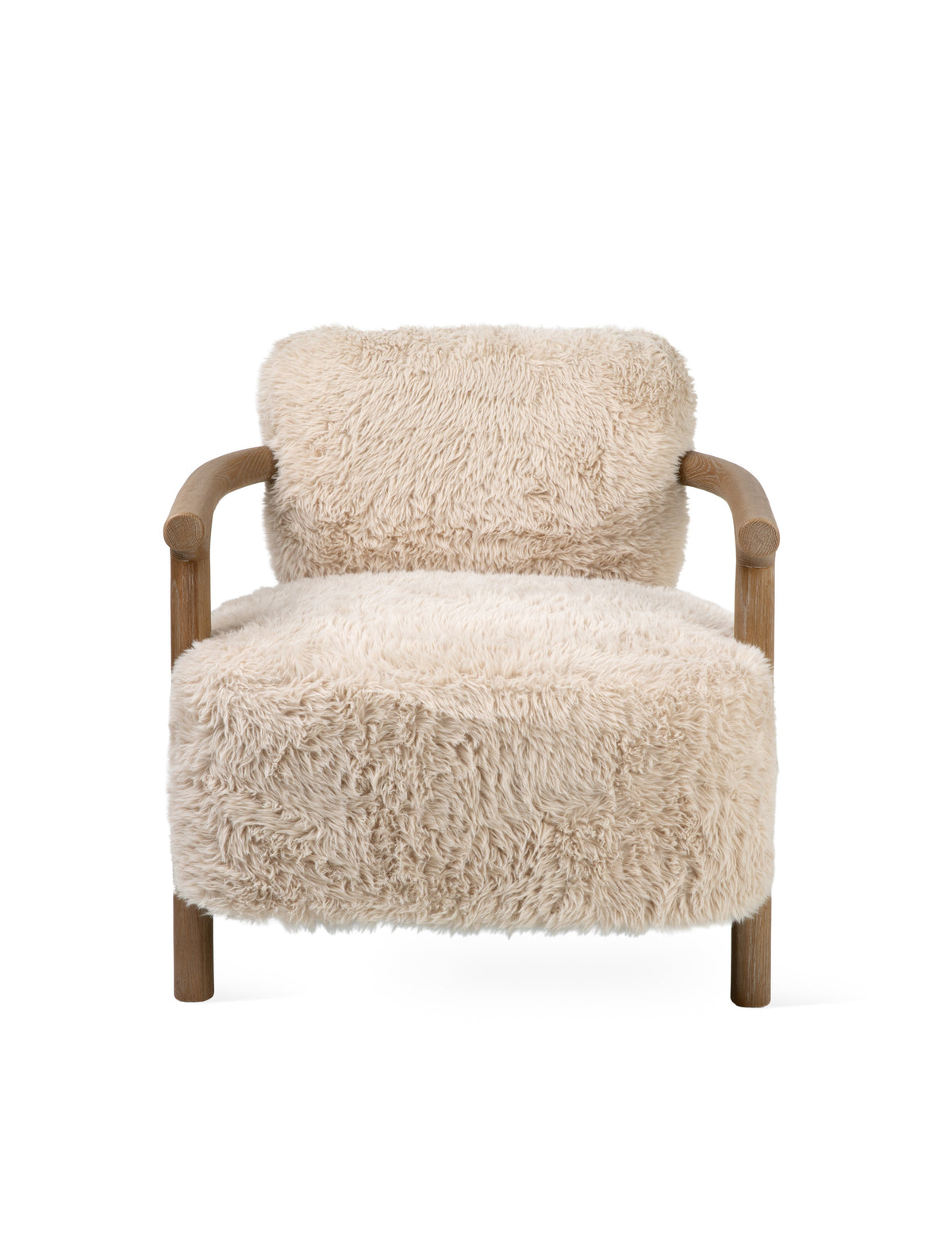 Eastcott Armchair - Ash Wood, Cream
