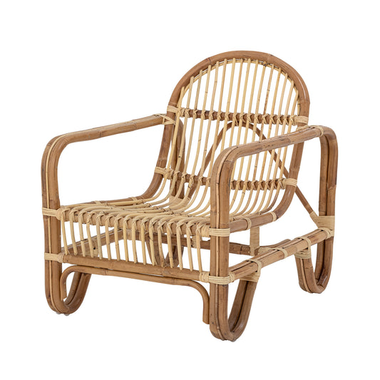 Baal Lounge Chair, Nature, Rattan