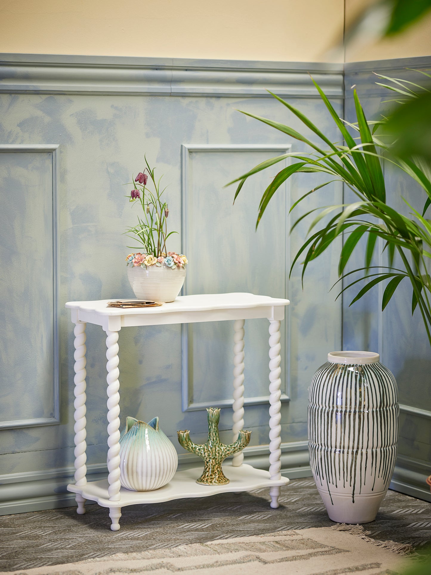 Bia Side Table, White