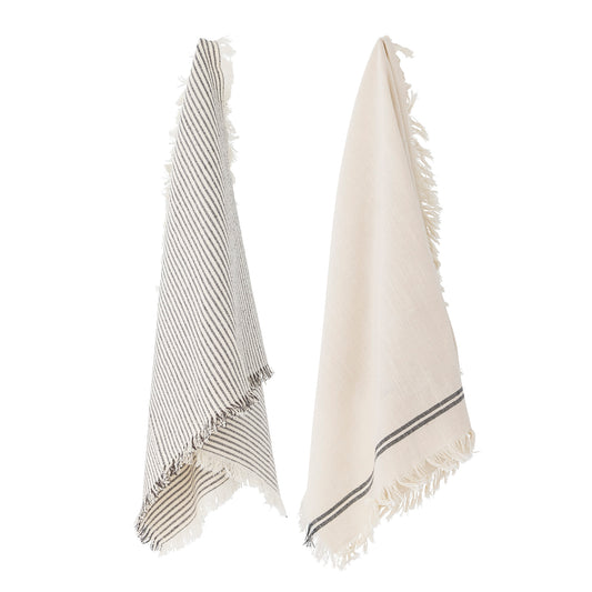 Bee Kitchen Towel, Grey, Cotton