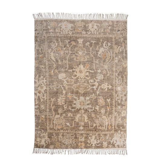 Stresa Rug, Brown, Cotton