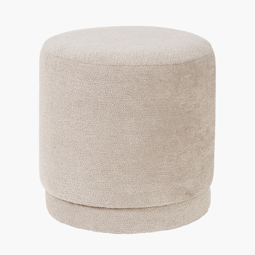 Sassari Fabric Cylinder Pouffe