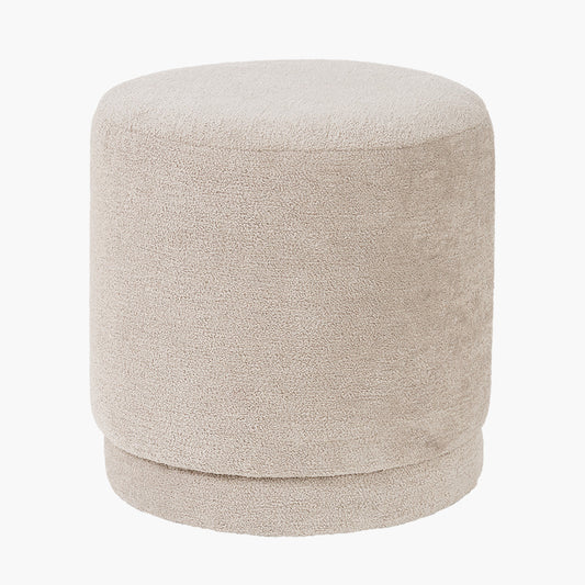 Sassari Fabric Cylinder Pouffe