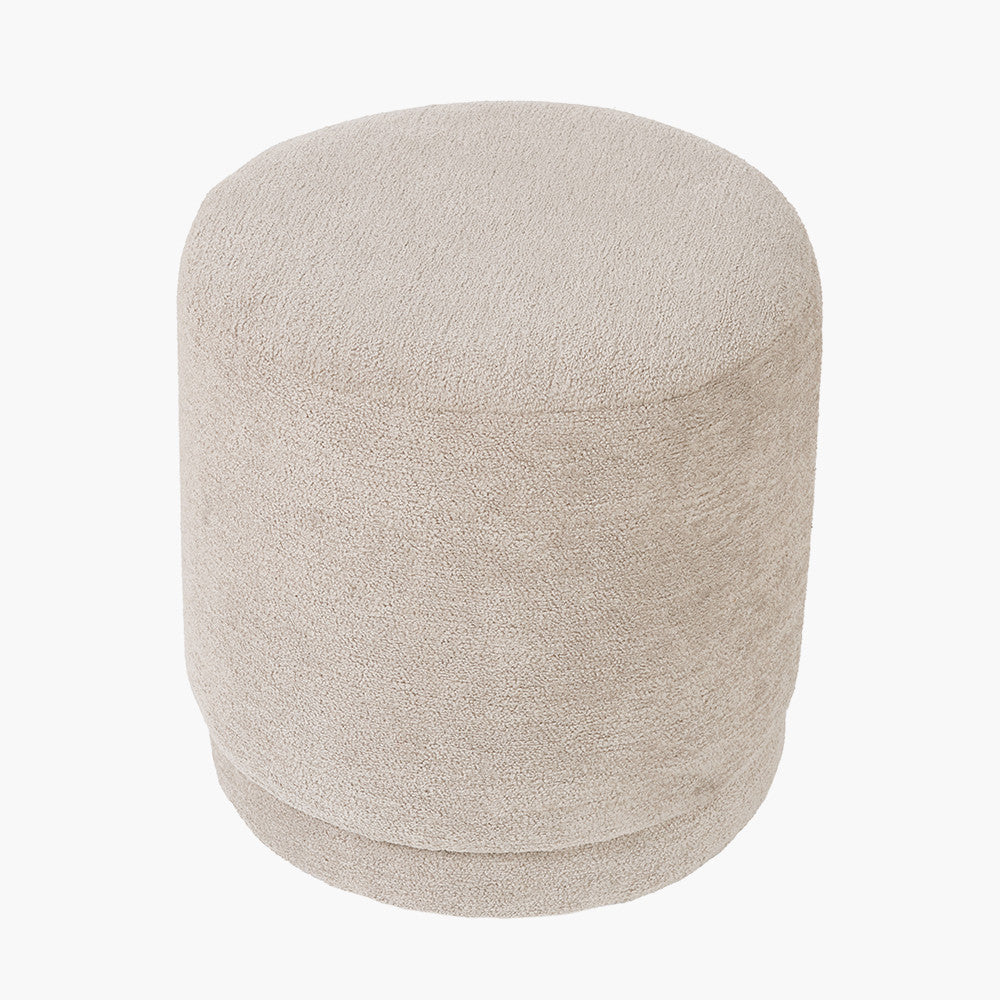Sassari Fabric Cylinder Pouffe