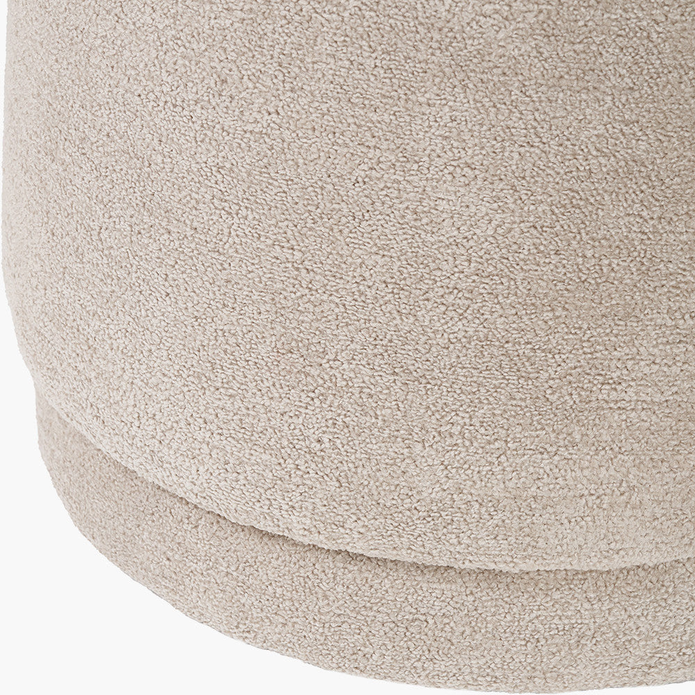 Sassari Fabric Cylinder Pouffe