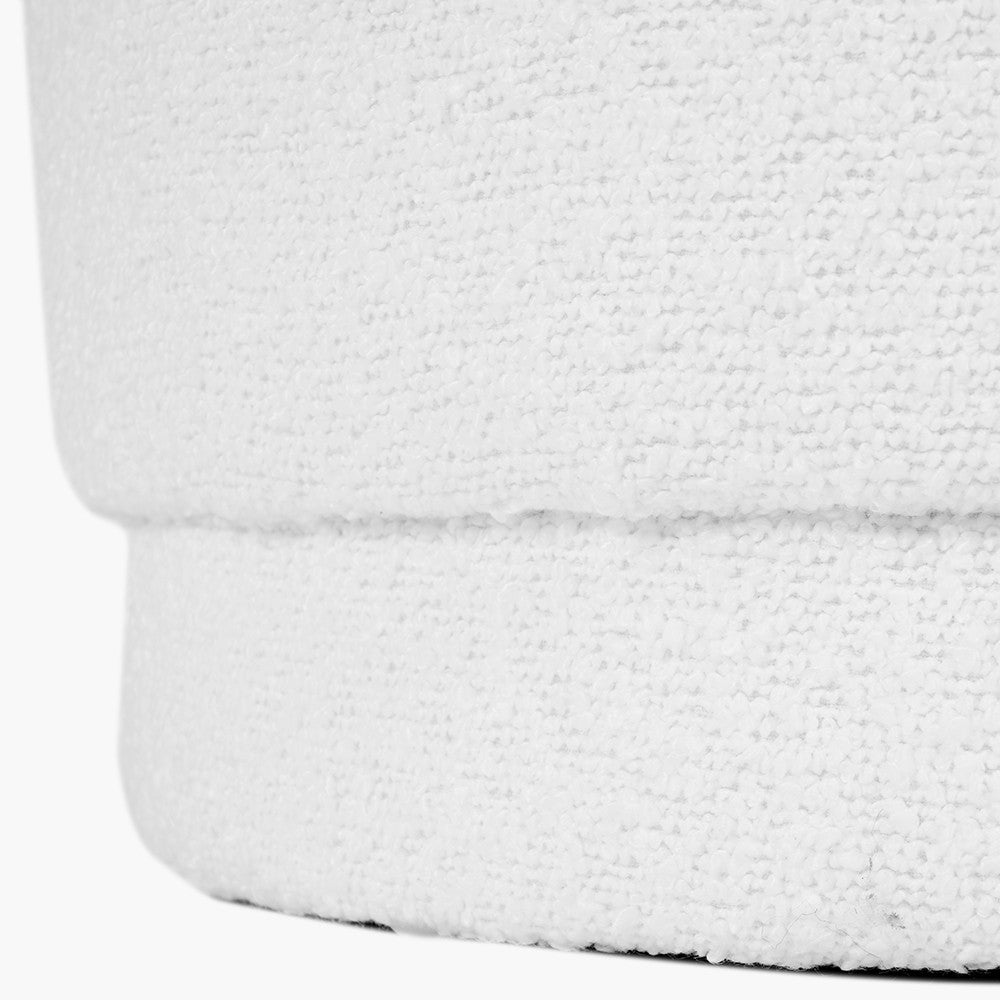Sassari Fabric Cylinder Pouffe