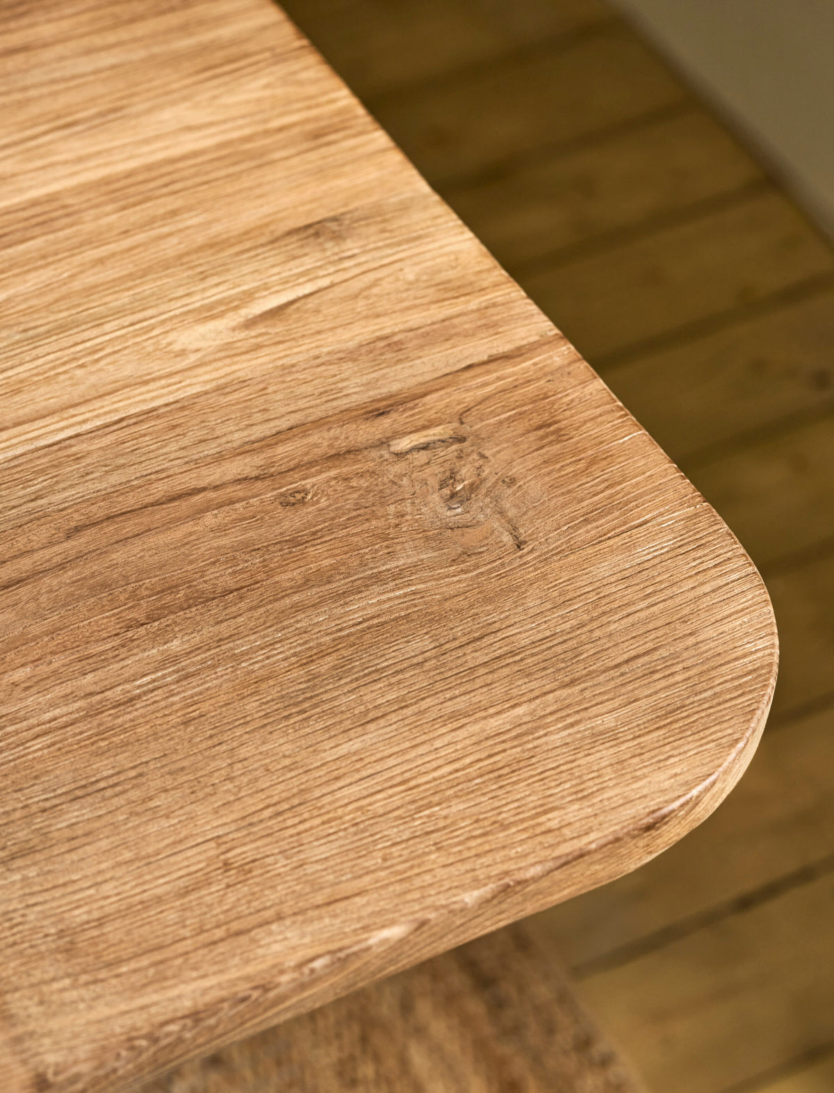 Knightwood Dining Table - Reclaimed Teak, Natural Grey