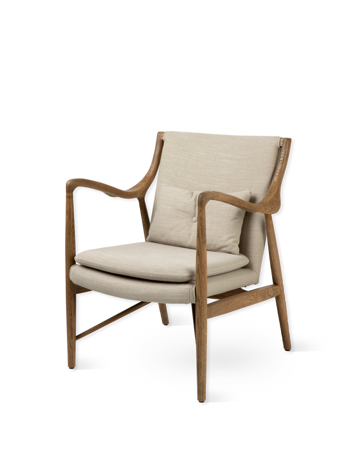 Bremhill Armchair - Ash Wood, Natural