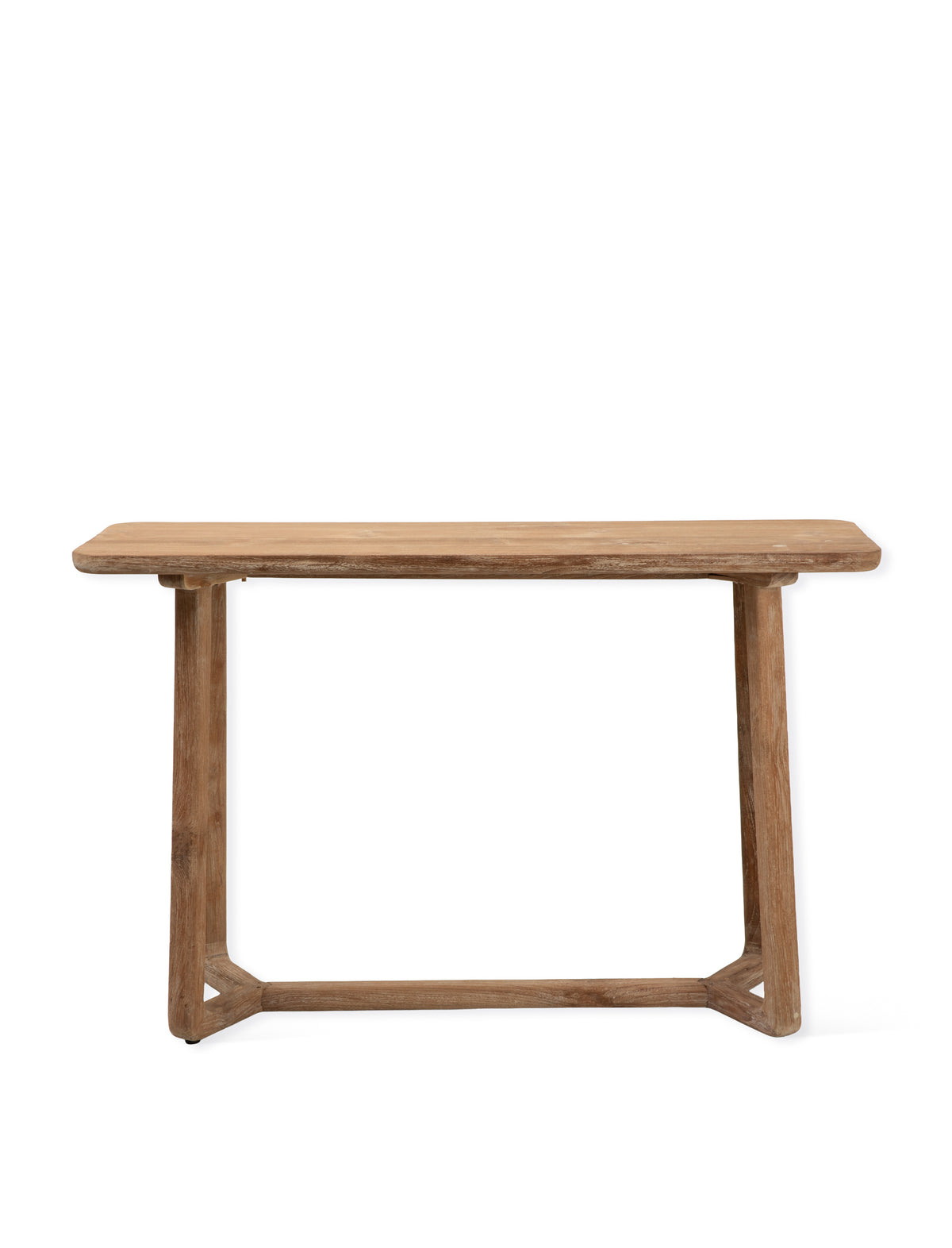 Knightwood Console Table - Reclaimed Teak, Natural Grey