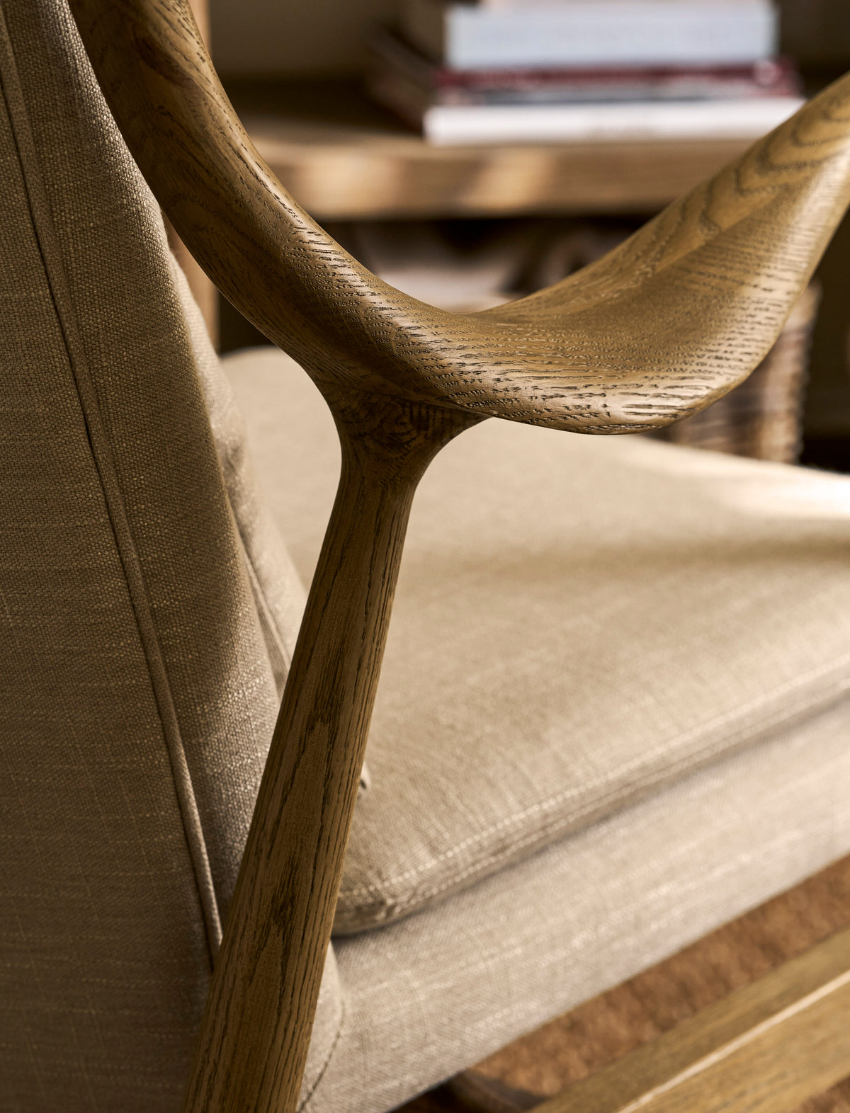 Bremhill Armchair - Ash Wood, Natural