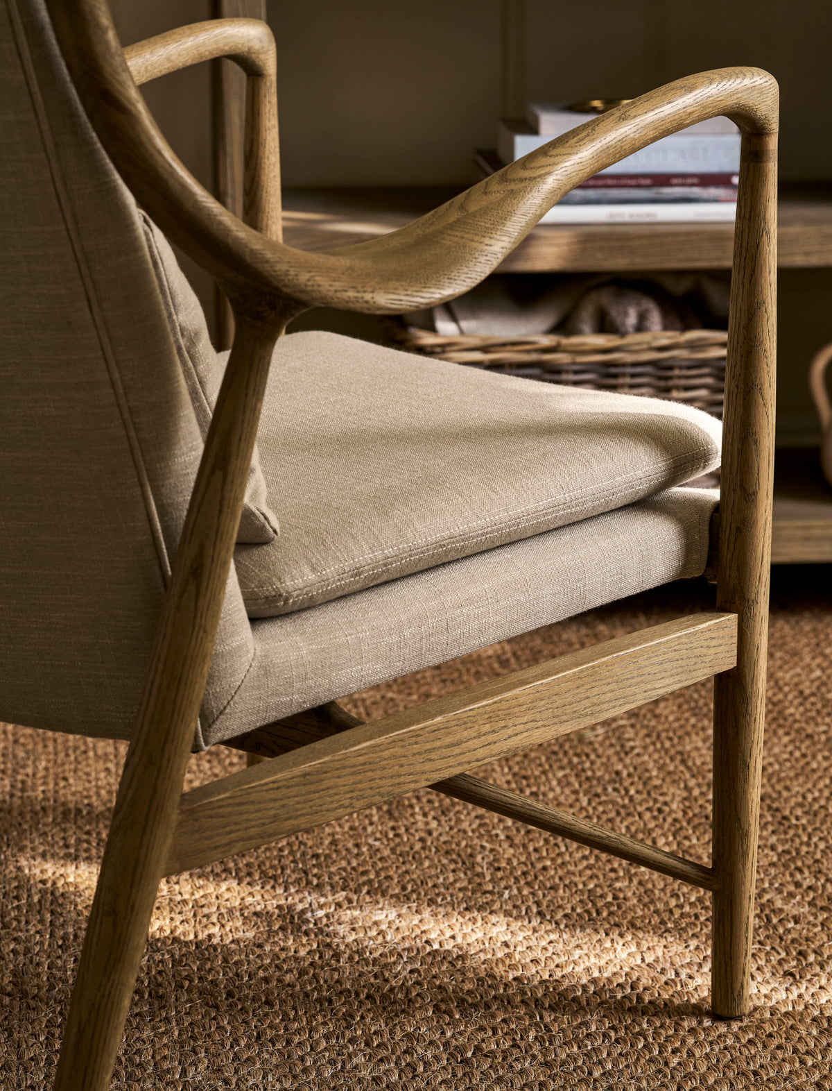 Bremhill Armchair - Ash Wood, Natural