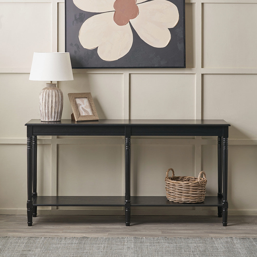 Heritage Pine Wood Large Console Table