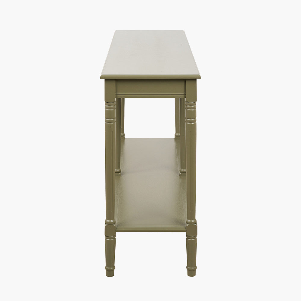 Heritage Pine Wood Large Console Table