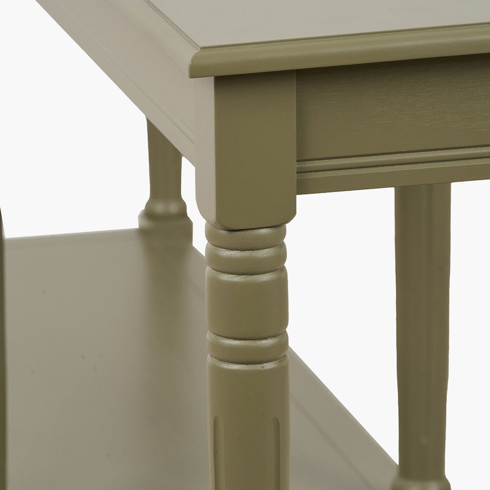 Heritage Pine Wood Large Console Table