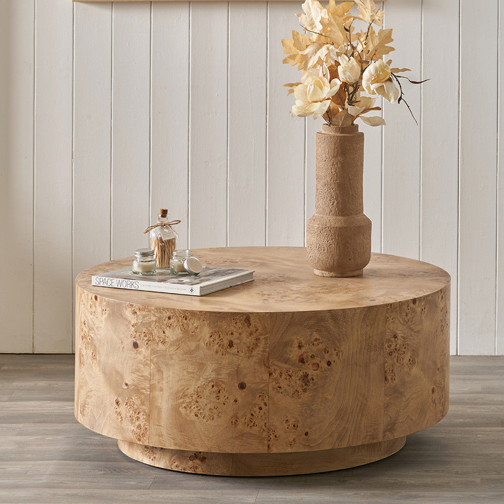 Burr Wood Effect Coffee Table