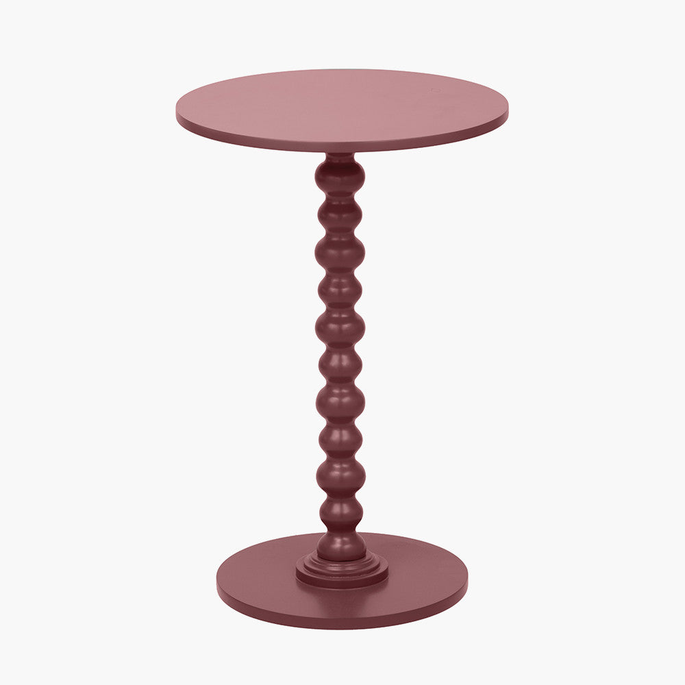 Margot Wood Bobble Side Table