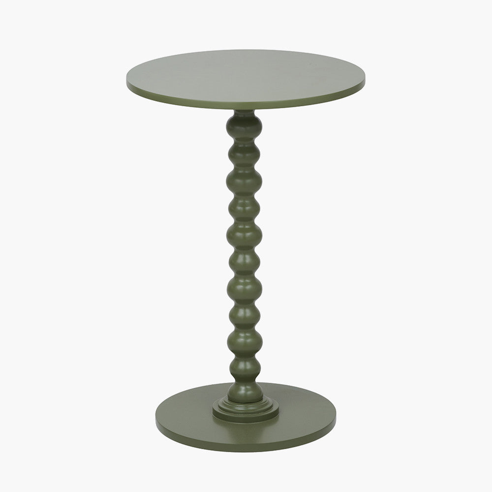 Margot Wood Bobble Side Table