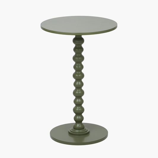 Margot Wood Bobble Side Table