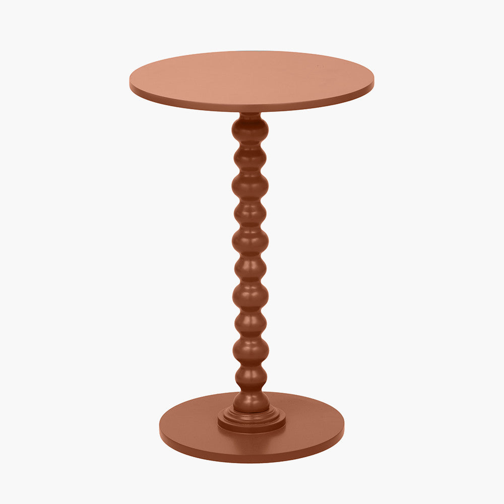 Margot Wood Bobble Side Table