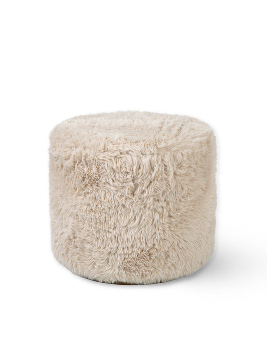 Eastcott Foot Stool - Ash Wood, Cream