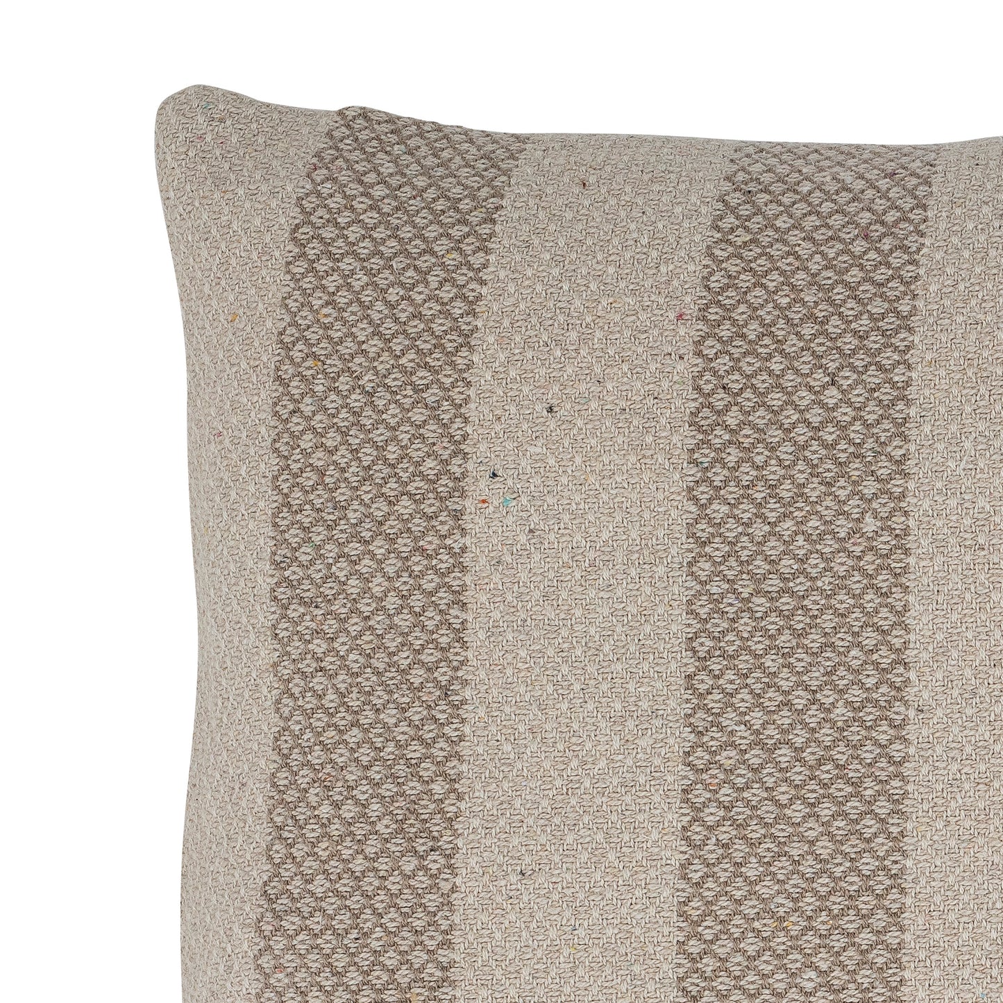 Eden Cushion, Brown, Recycled Cotton