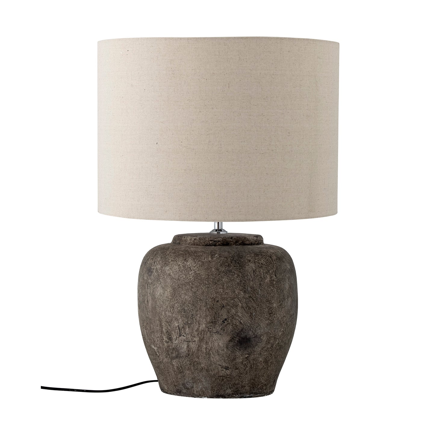 Isabelle Table lamp, Grey, Stoneware