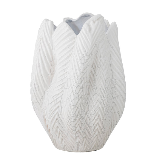 Besa Vase, White, Stoneware