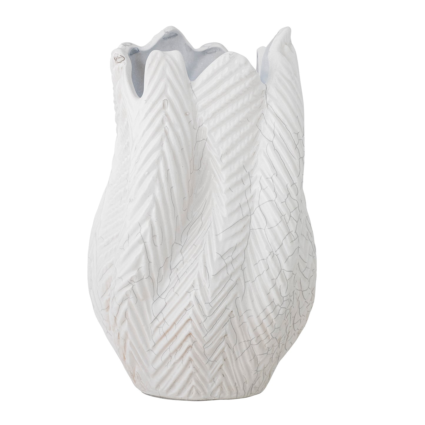 Besa Vase, White, Stoneware