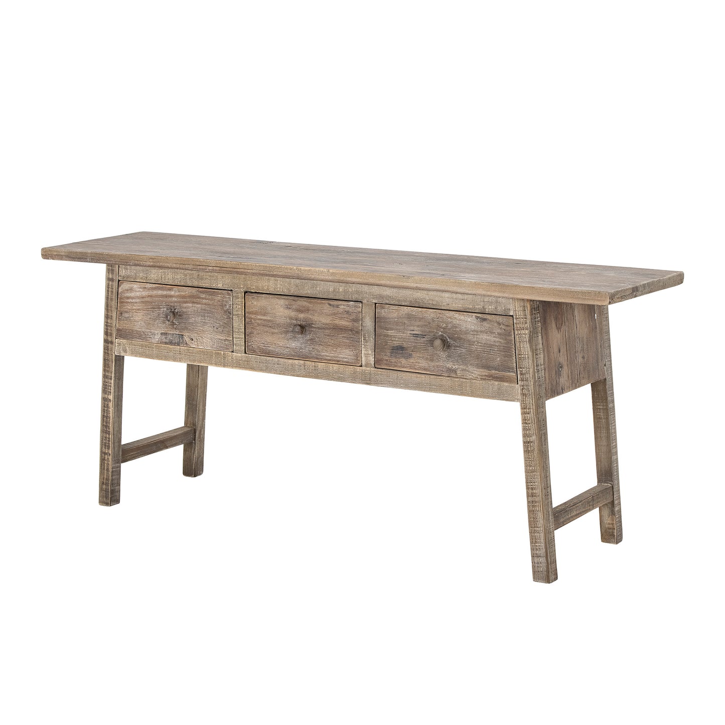 Camden Console Table, Nature, Reclaimed Pine Wood