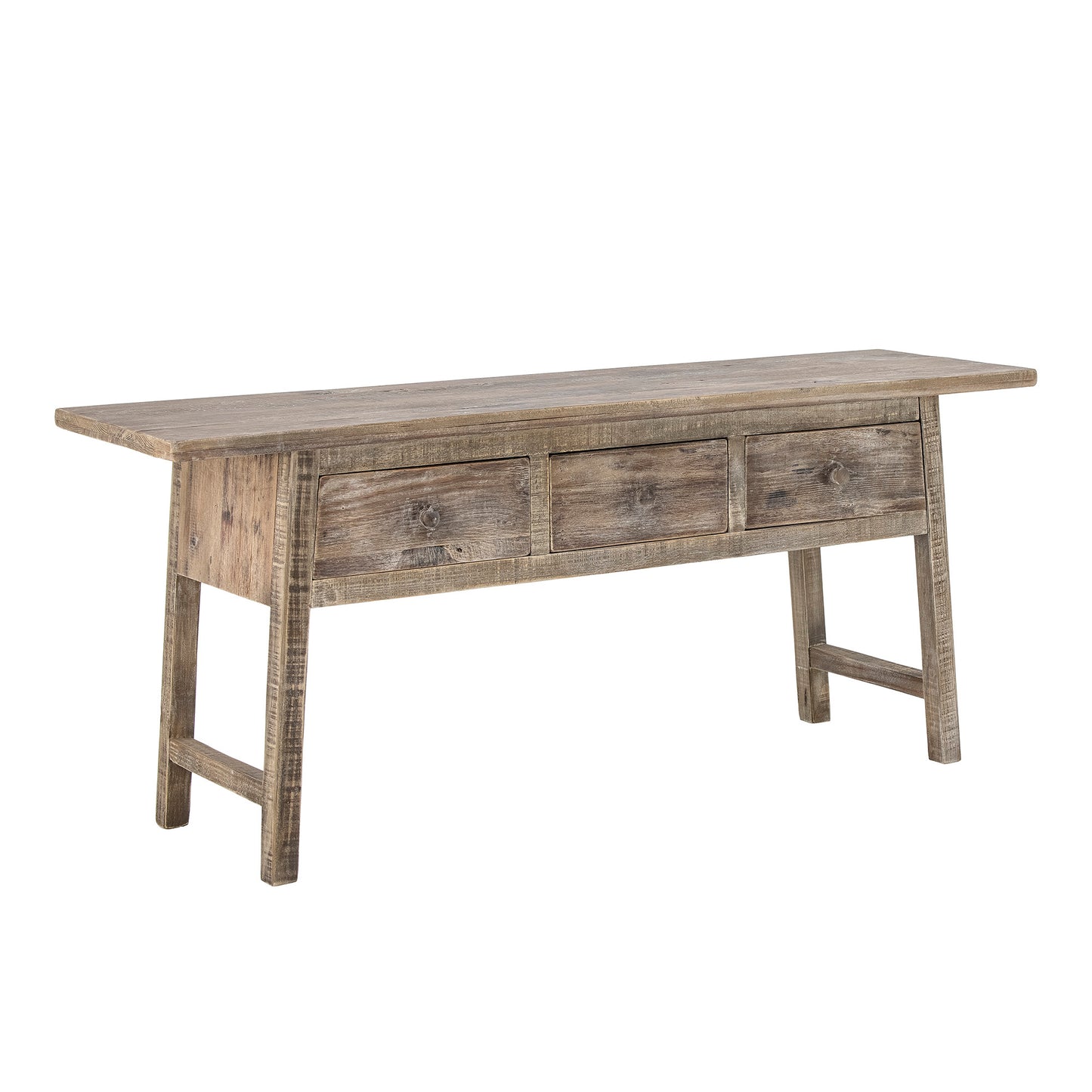 Camden Console Table, Nature, Reclaimed Pine Wood