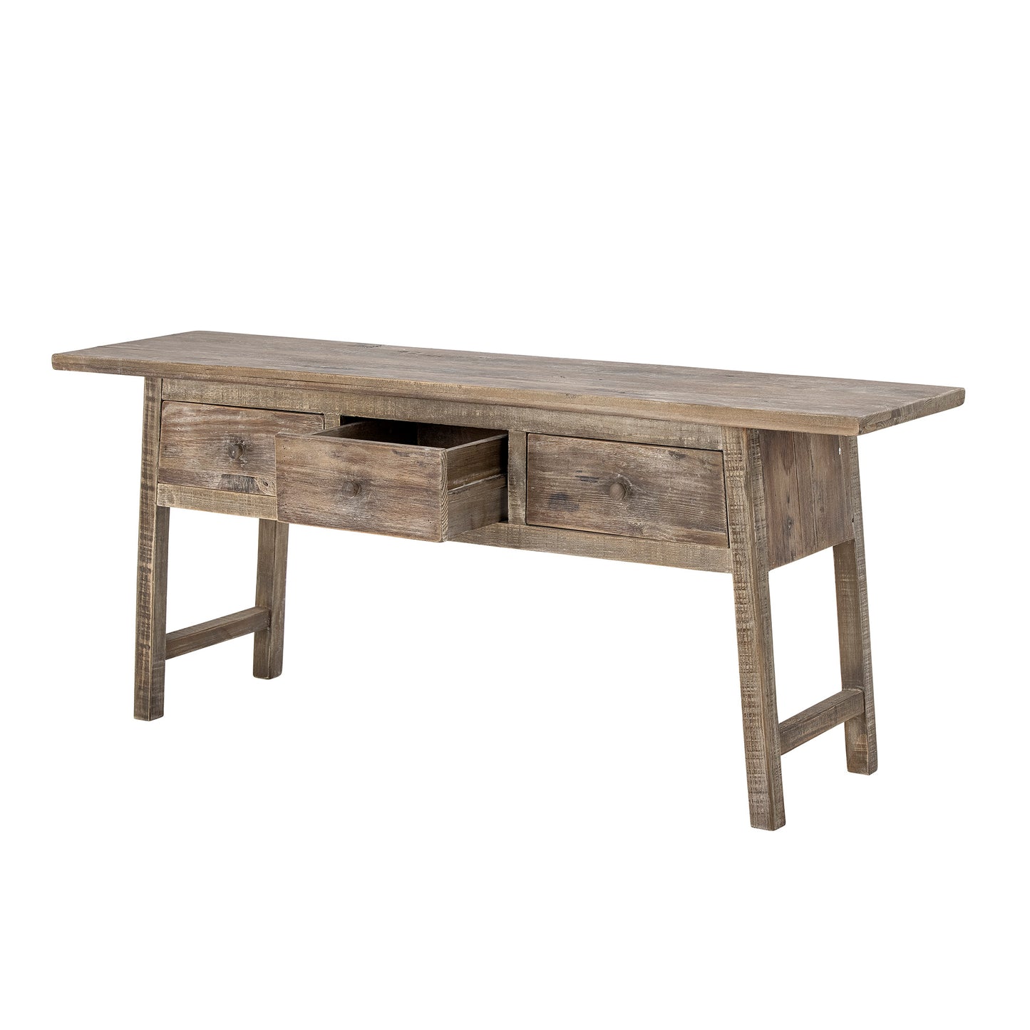 Camden Console Table, Nature, Reclaimed Pine Wood