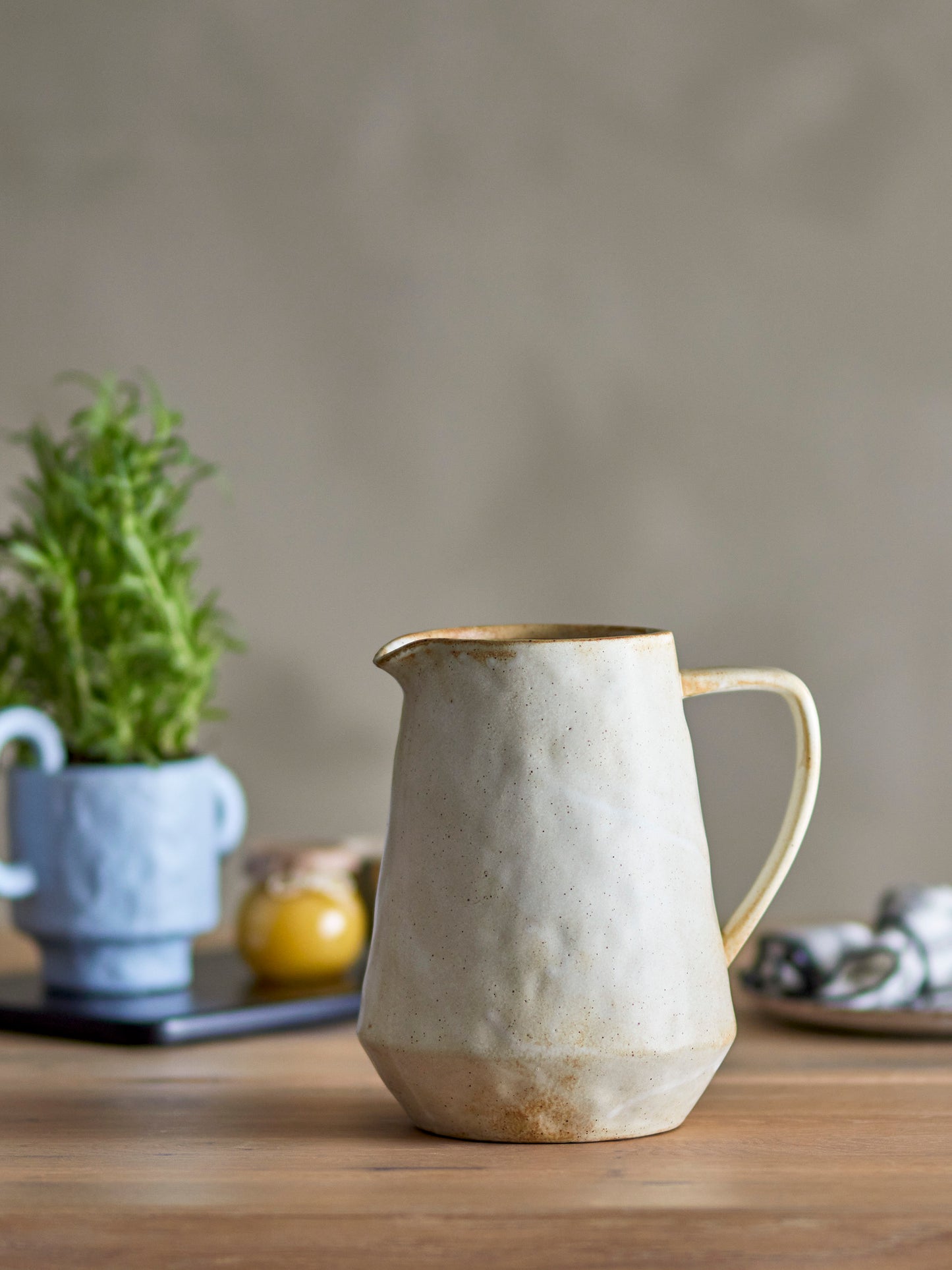 Ivory Jug, Nature, Stoneware