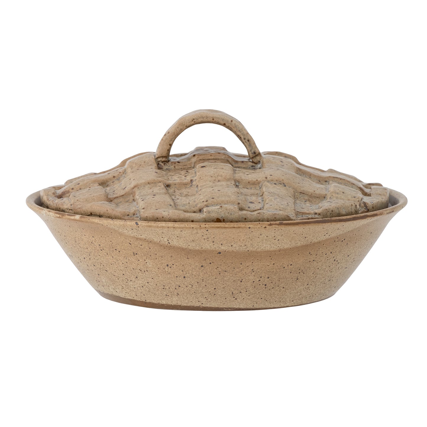 Rozalin Oven Dish w/Lid, Brown, Stoneware