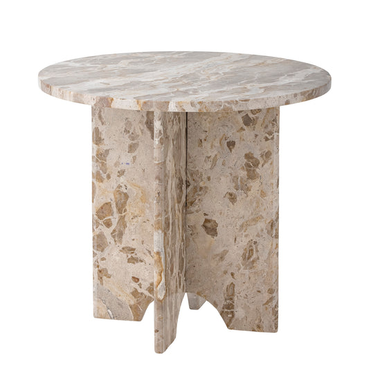 Jasmia Side Table, Marble