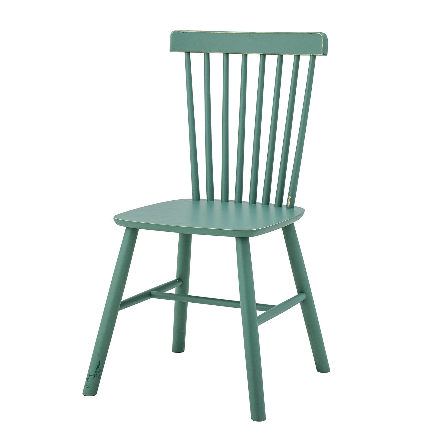 Mill Dining Chair, Green, Rubberwood