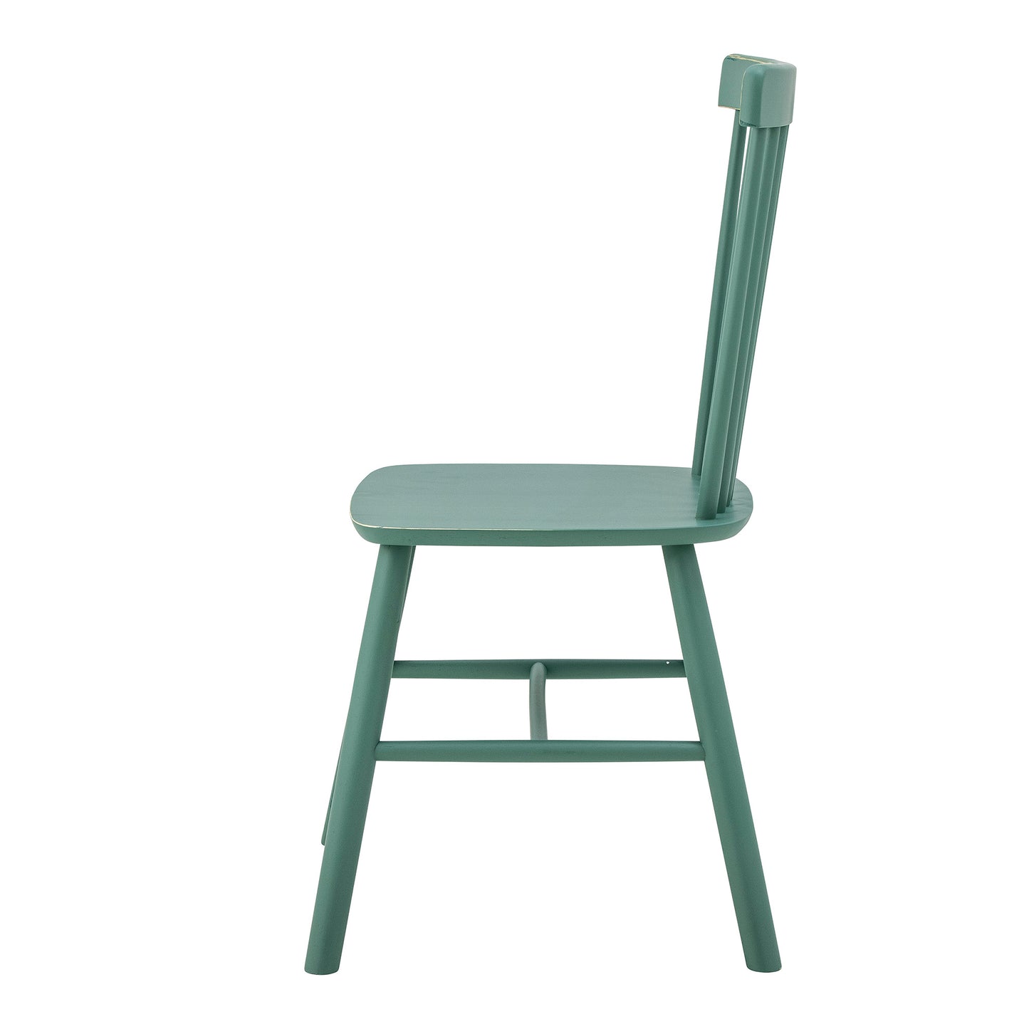 Mill Dining Chair, Green, Rubberwood