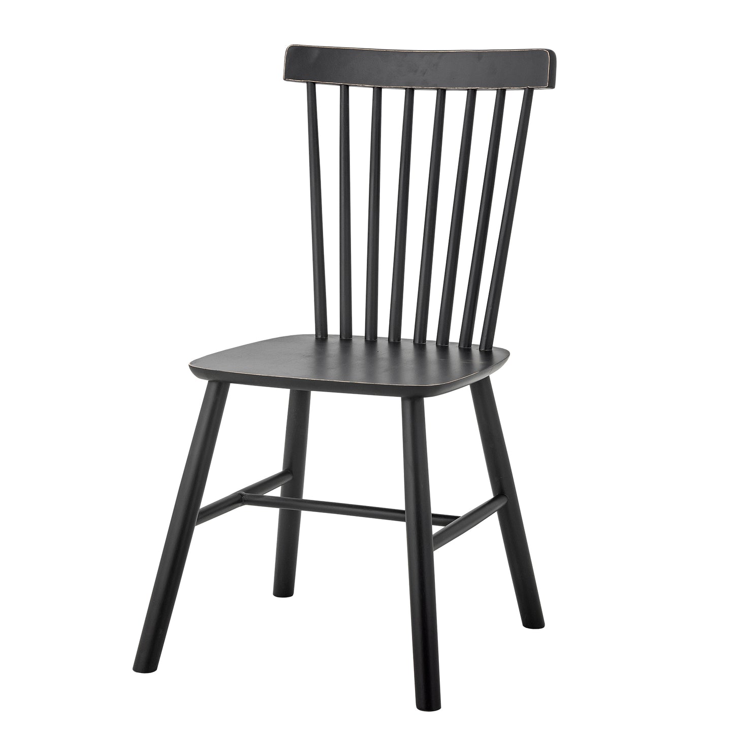 Mill Dining Chair, Black, Rubberwood