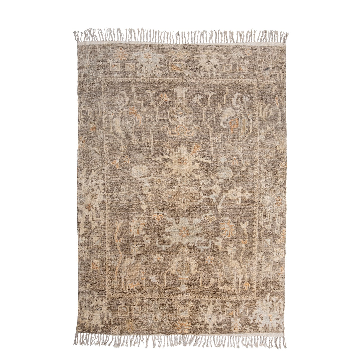 Stresa Rug, Brown, Cotton