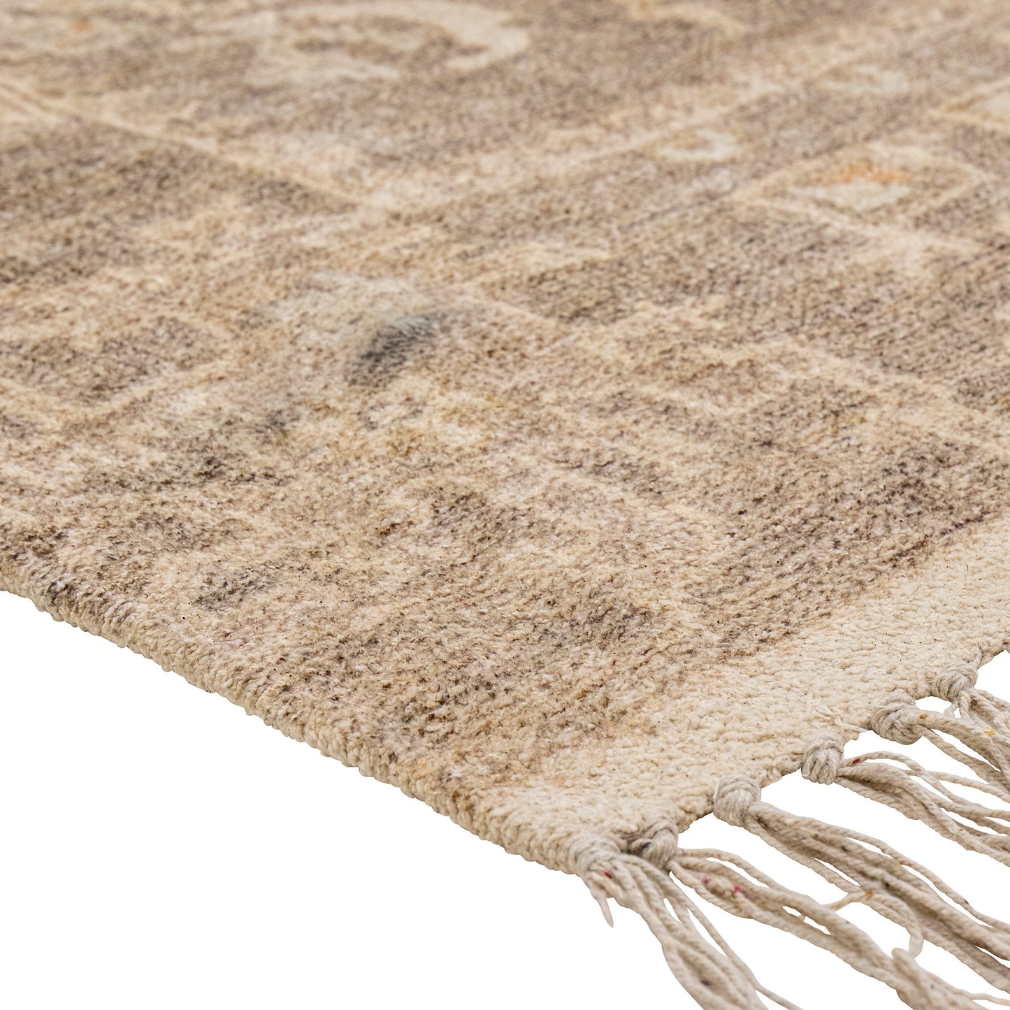 Stresa Rug, Brown, Cotton