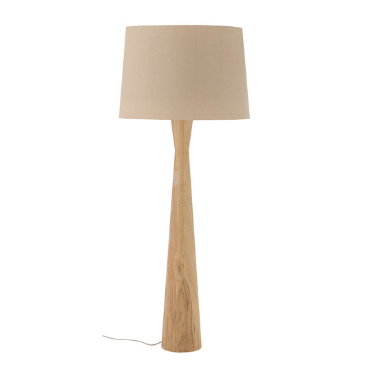 Leonor Floor Lamp, Nature, Rubberwood