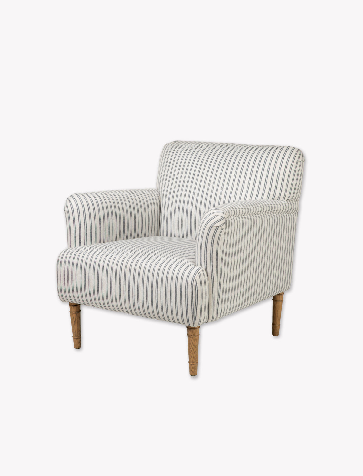 Aldwyn Armchair - Ash Wood, Carbon Stripe