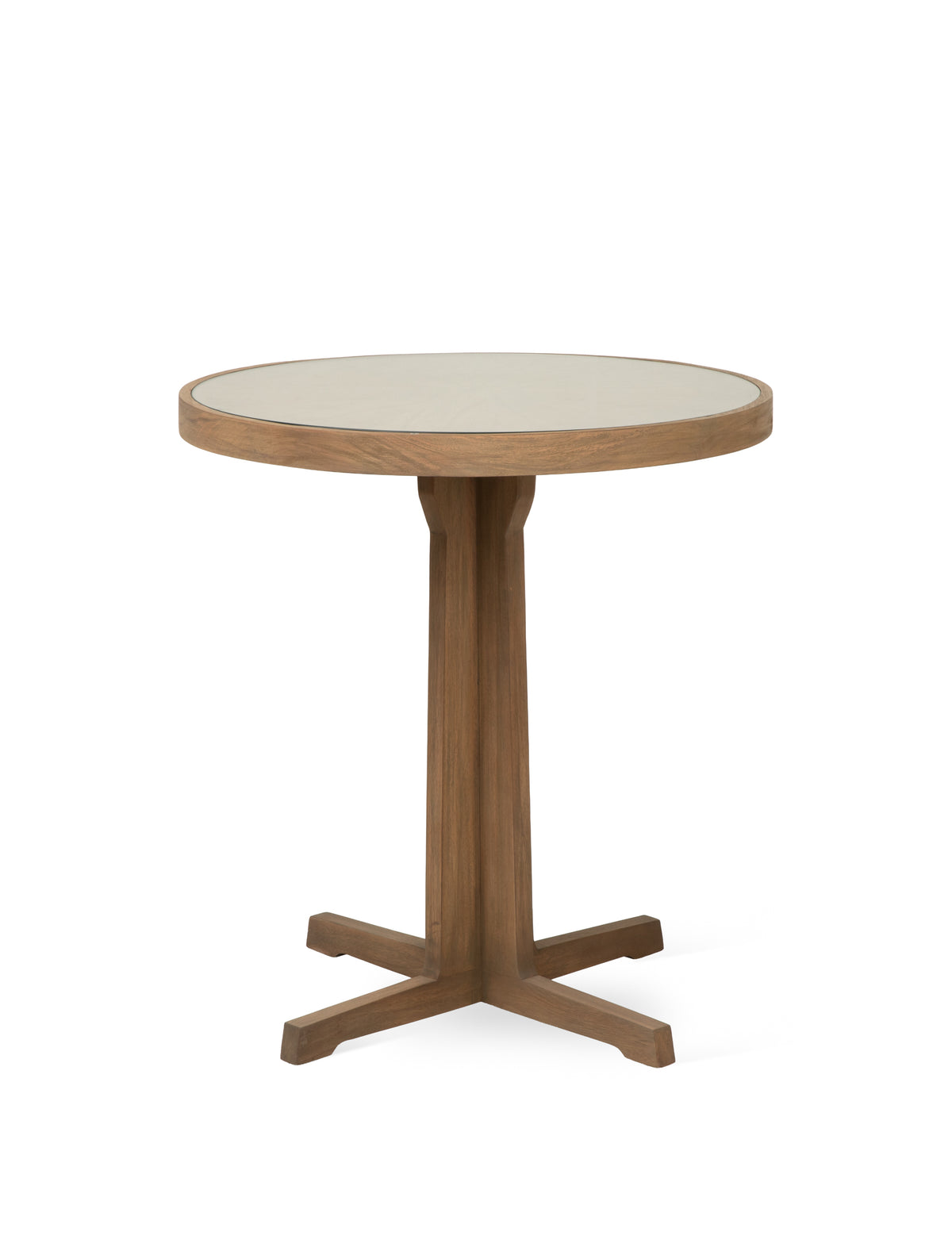 Westbury Round Bistro Table - Bayur Wood, Natural