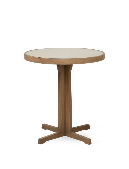 Westbury Round Bistro Table - Bayur Wood, Natural