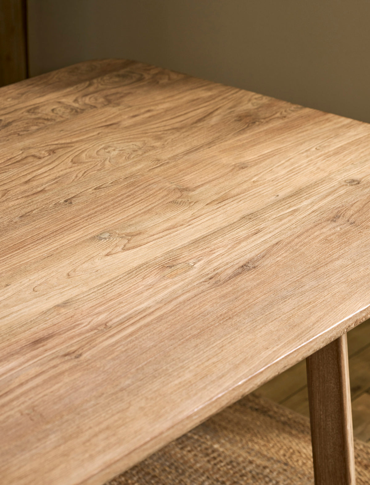 Knightwood Dining Table - Reclaimed Teak, Natural Grey