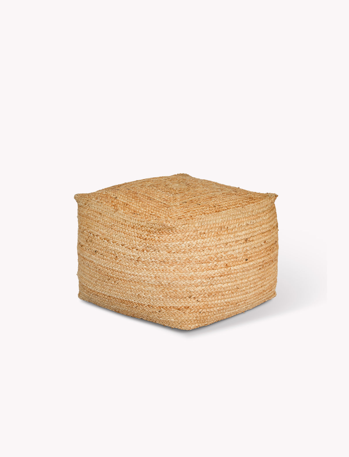 Cerney Square Foot Stool - Jute, Natural