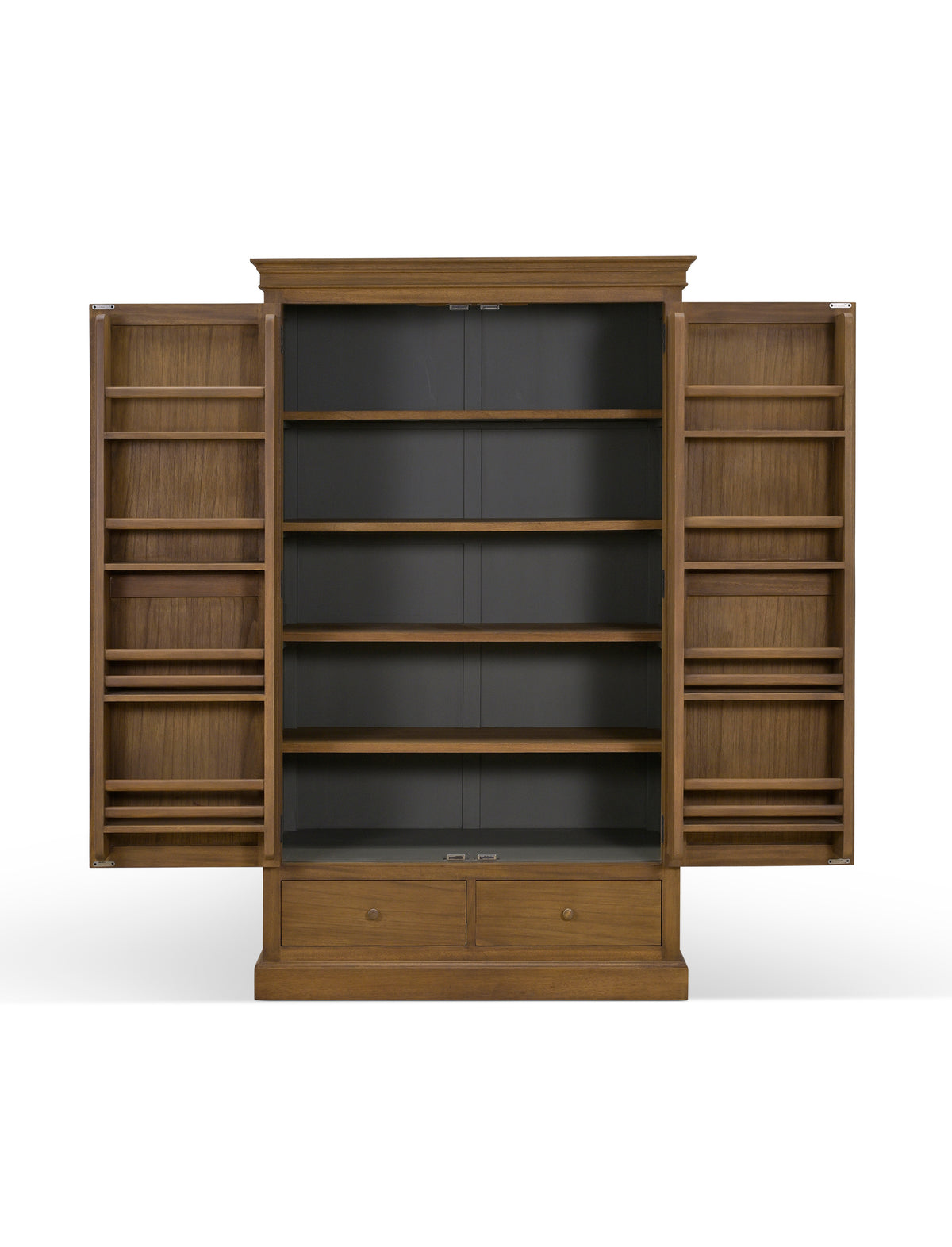 Walcote Pantry Cupboard- Bayur Wood, Natural