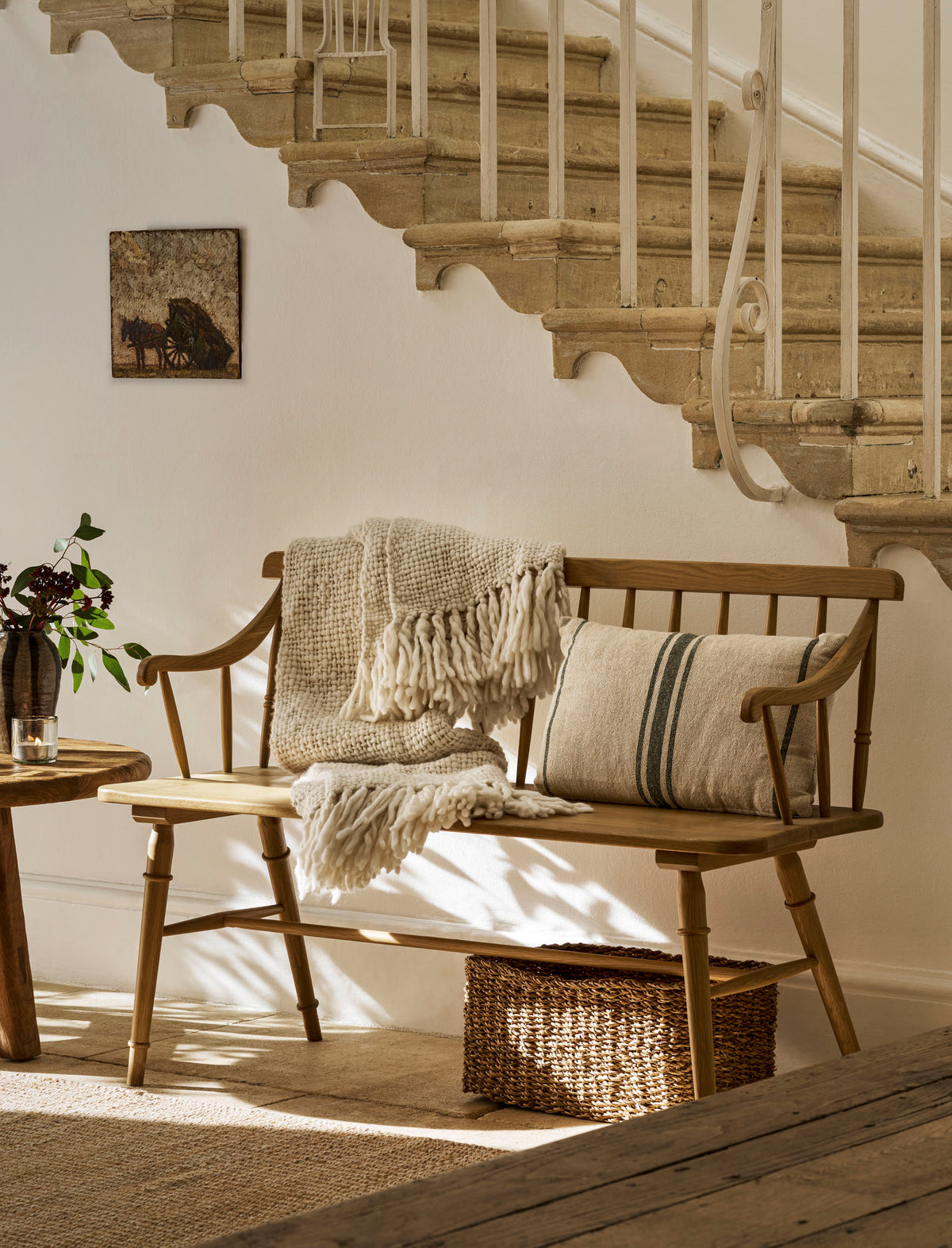 Oakwoth Bench - Oak Wood, Natural