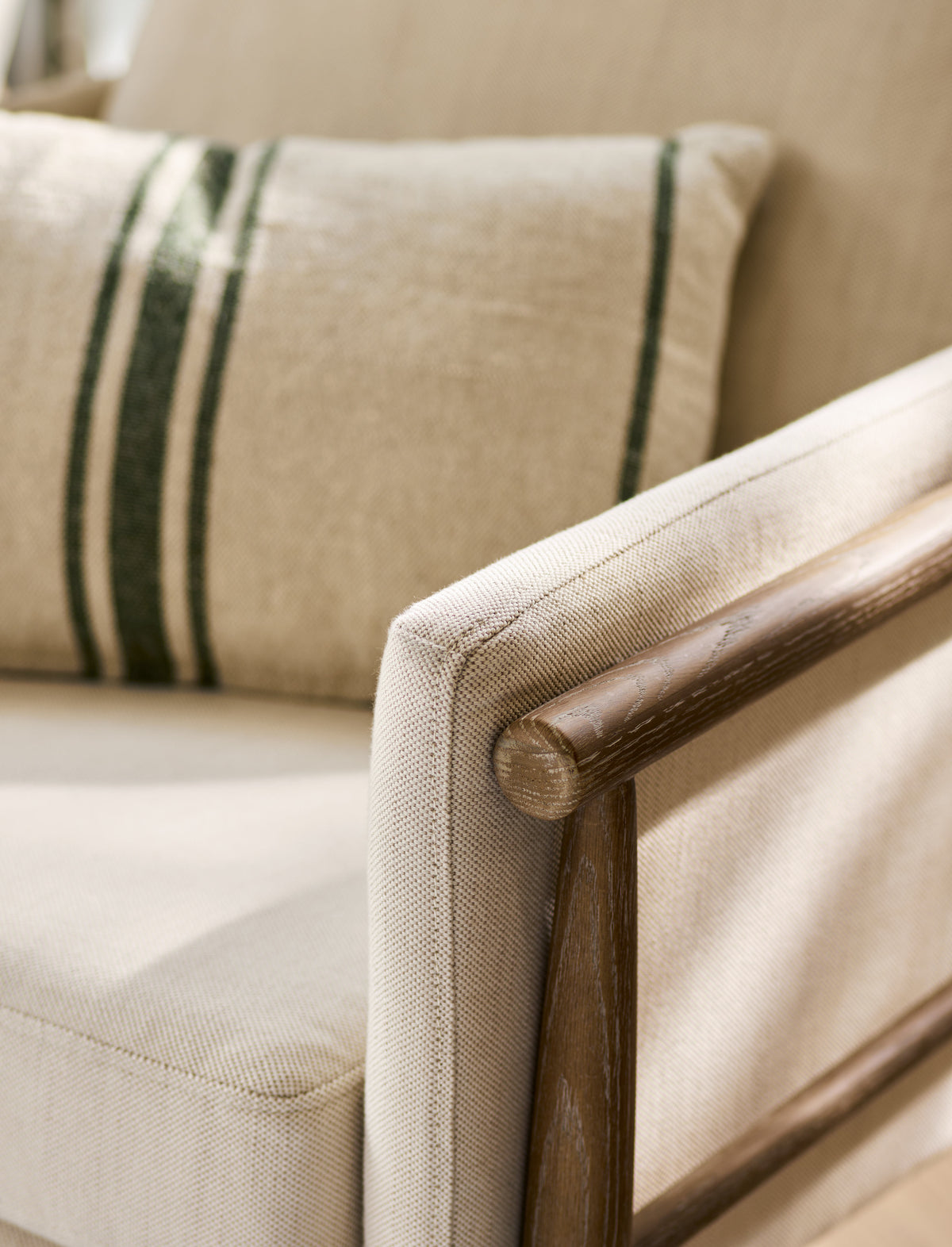 Kennington Armchair - Ash Wood, Natural