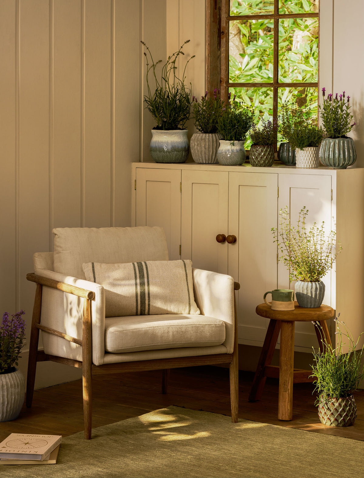 Kennington Armchair - Ash Wood, Natural