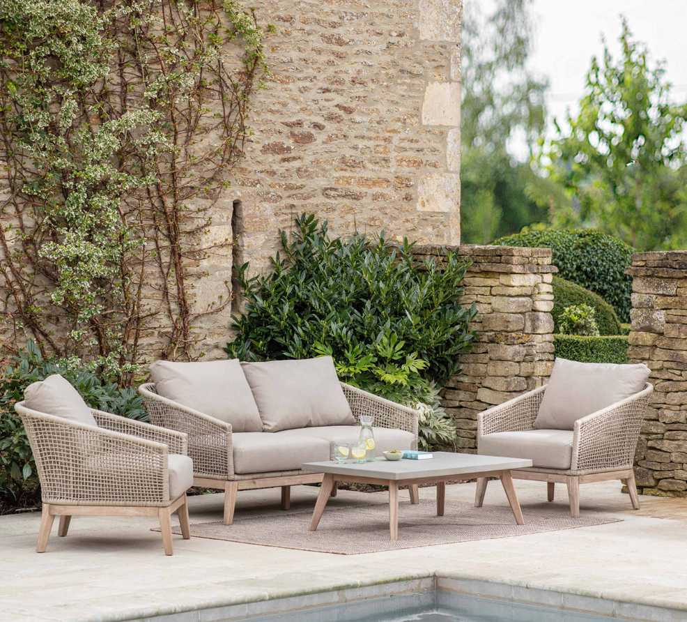 Lyton 2 Seater Sofa Set by Garden Trading